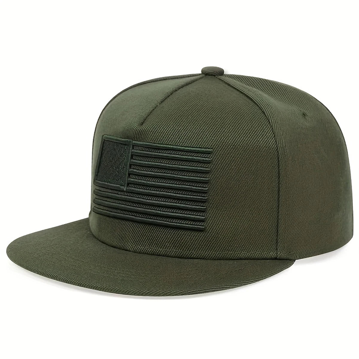 1piece Unisex US Flag Embroidered Hip Hop Cap Adjustable