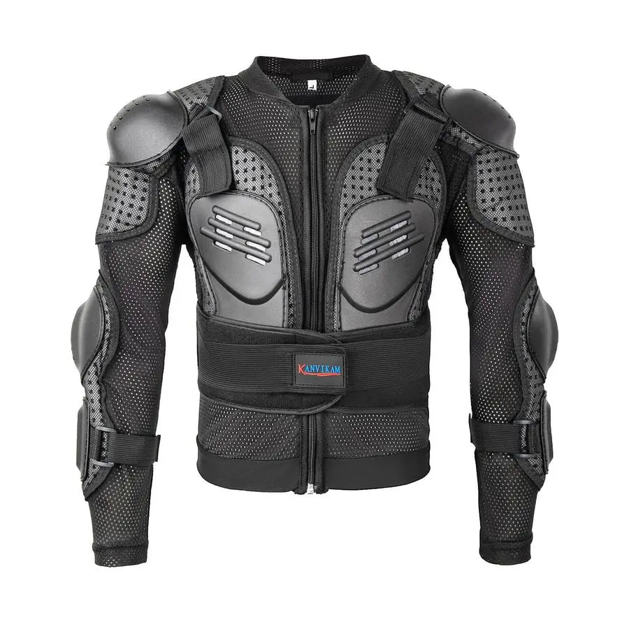 Motorcycle Skateboard Back Chest Elbow Armor Protection Jacket