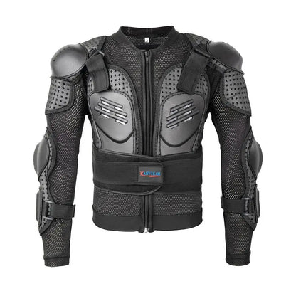 Motorcycle Skateboard Back Chest Elbow Armor Protection Jacket